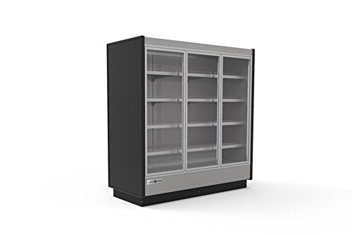 KGV-MR-3-S 75-3/8" Reach-in High Volume Self-Contained Refrigerated Merchandiser, Multiplexable